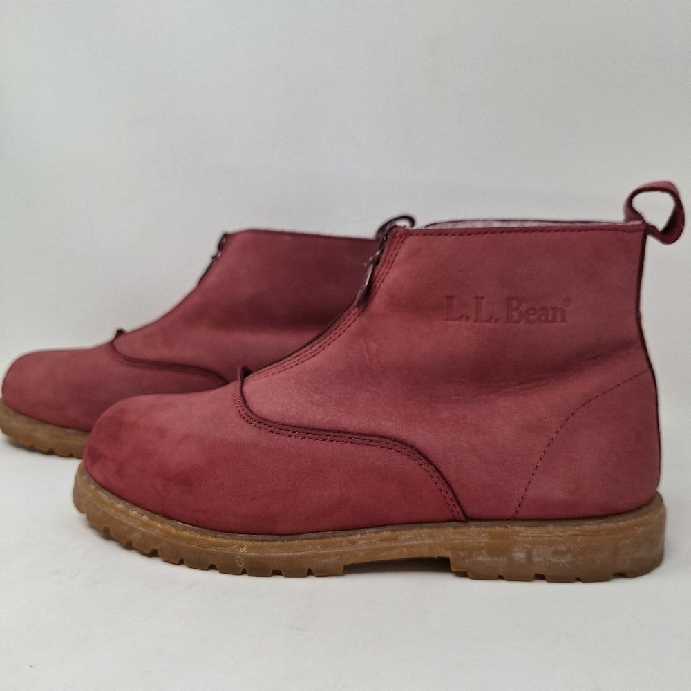L.L BEAN SUEDE LEATHER THINSULATE GIRL'S ANKLE BOOTS